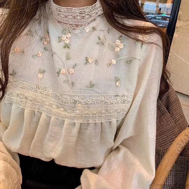 ÁO BABY DOLL ĐŨI ĐÍNH HOA MS12010