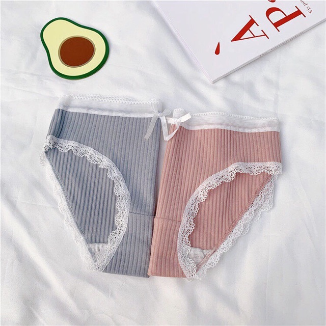 [CÓ VIDEO] Quần lót nữ [SIÊU ĐẸP], combo 5 quần lót cotton viền ren thấm hút mồ hôi QL33 | BigBuy360 - bigbuy360.vn