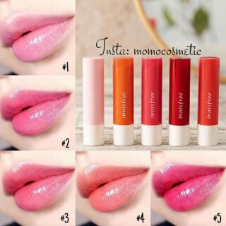 Son dưỡng môi có màu innisfree lip balm