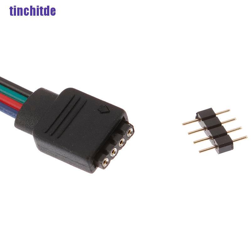 Đầu Nối Dây Đèn LED 4 Chấu 15cm 5050 Rgb