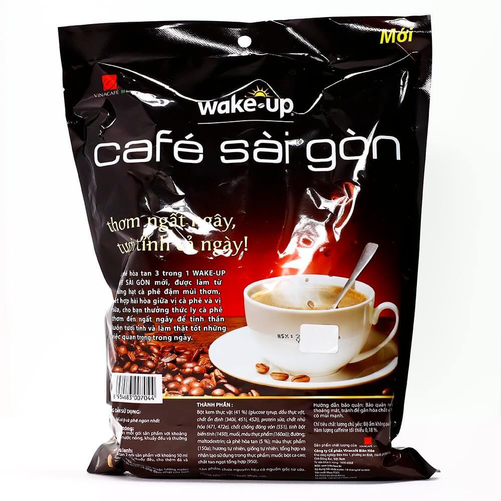 Cà phê Wake Up Sài Gòn ( Bịch 24 gói x 19gr)