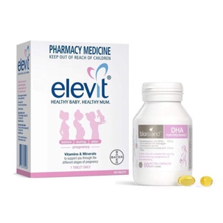 Bộ đôi hoàn hảo - elevit + dha cho mẹ bầu