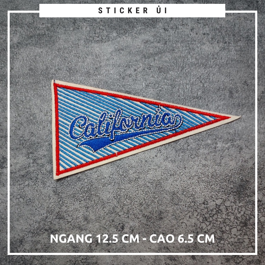 Sticker ủi áo Cao cấp - CÓ SẴN KEO ỦI - sticker vải dùng làm miếng vá áo, phụ kiện trang trí quần áo, balo, giày, nón