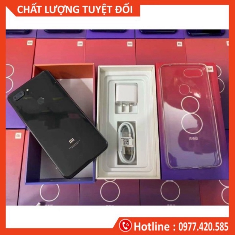 Điện thoại Xiaomi Mi 8 Lite RAM 4/64GB  HÀNG MỚI 100% NGUYÊN HỘP BẢO HÀNH 12 THÁNG