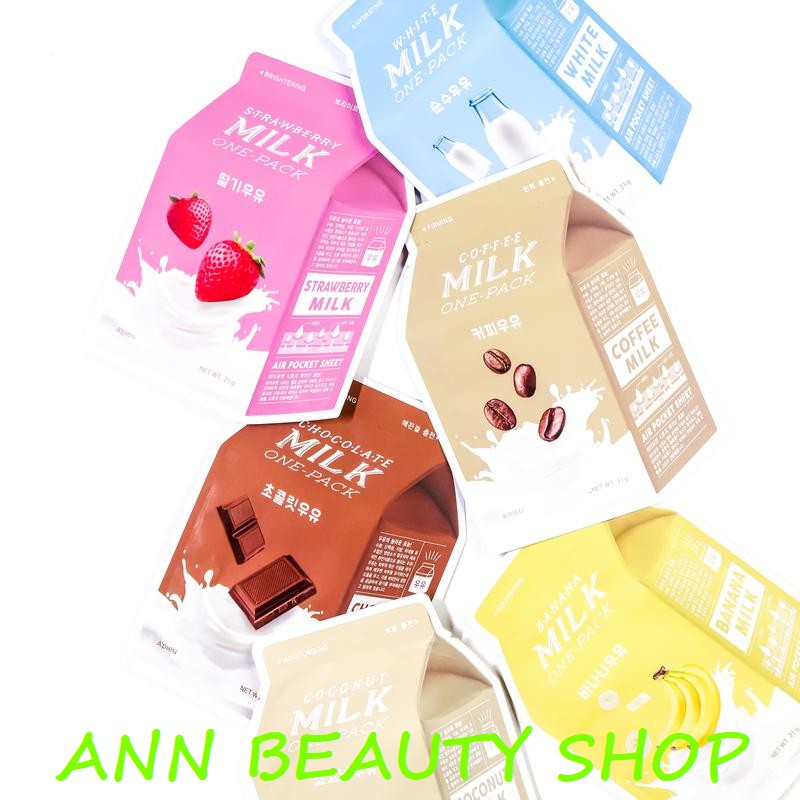 Mặt nạ dưỡng da A’Pieu Milk One Pack (22/5/2021)