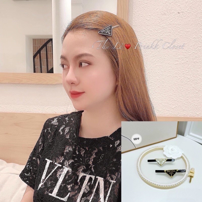 ✅Kẹp Tóc Hình Tam Giác 2 Màu Thời Trang Thương Hiệu