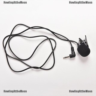 VN 3.5mm Mini Studio Speech Mic Microphone Clip On Lapel For PC Desktop Notebook ET