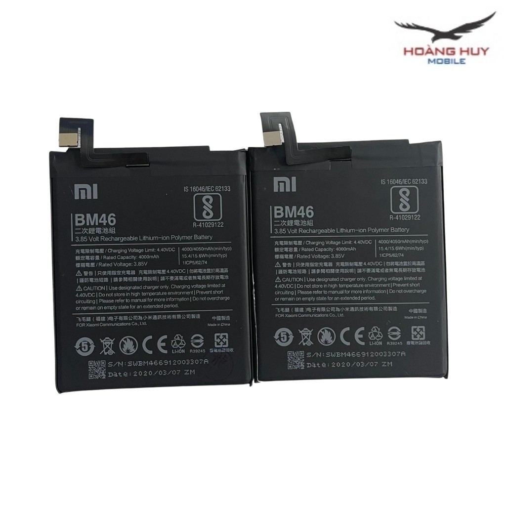 Pin Redmi Not3/Not 3pro BM46 Dung Lượng 4050mAh Hàng Zin Nhập Khẩu Bảo Hành 6 Tháng 1 Đổi 1