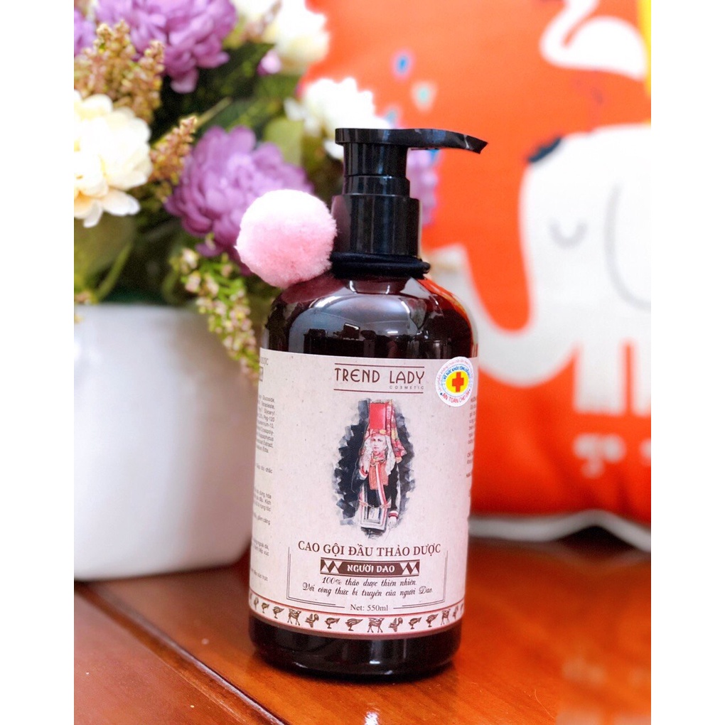 Cao gội đầu thảo dược Người Dao TREND LADY 550ml -  HƯƠNG NHU & BỒ KẾT RỪNG KHO BUON PHIA NAM