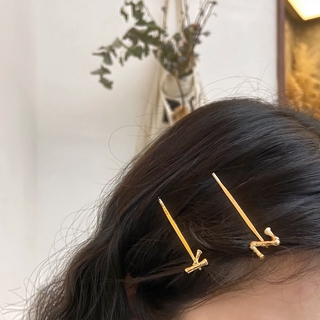 Kẹp Tóc Kim Loại Hình Chữ Cái Đáng Yêu Cho Nữ