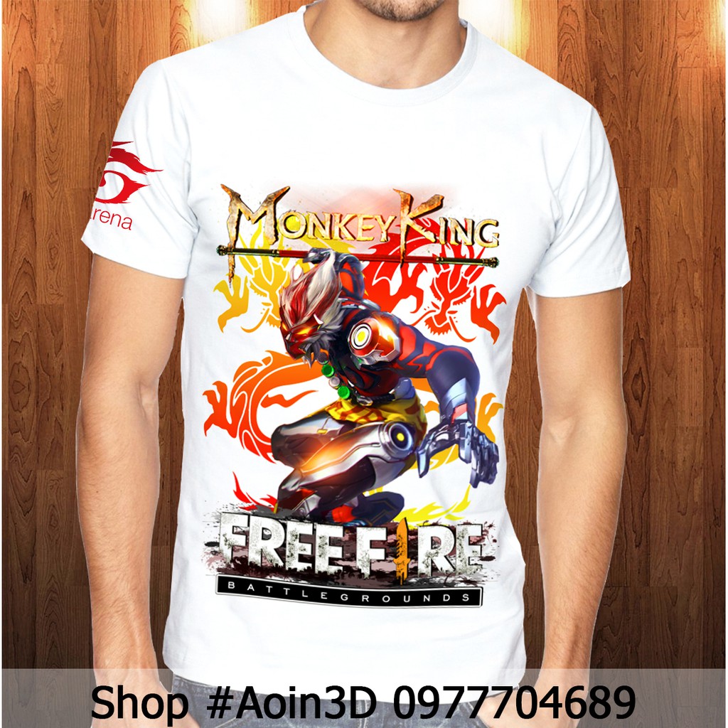 Áo Free Fire - Ngộ không 01