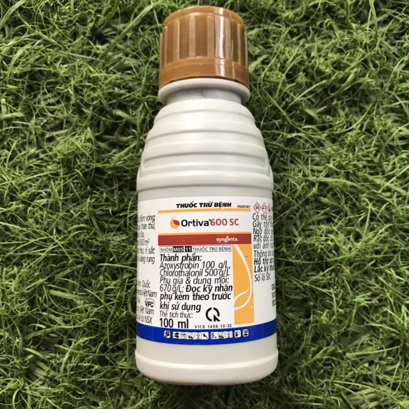 Ortiva 600SC 100ml - Syngenta, trừ Sương Mai và Thán Thư