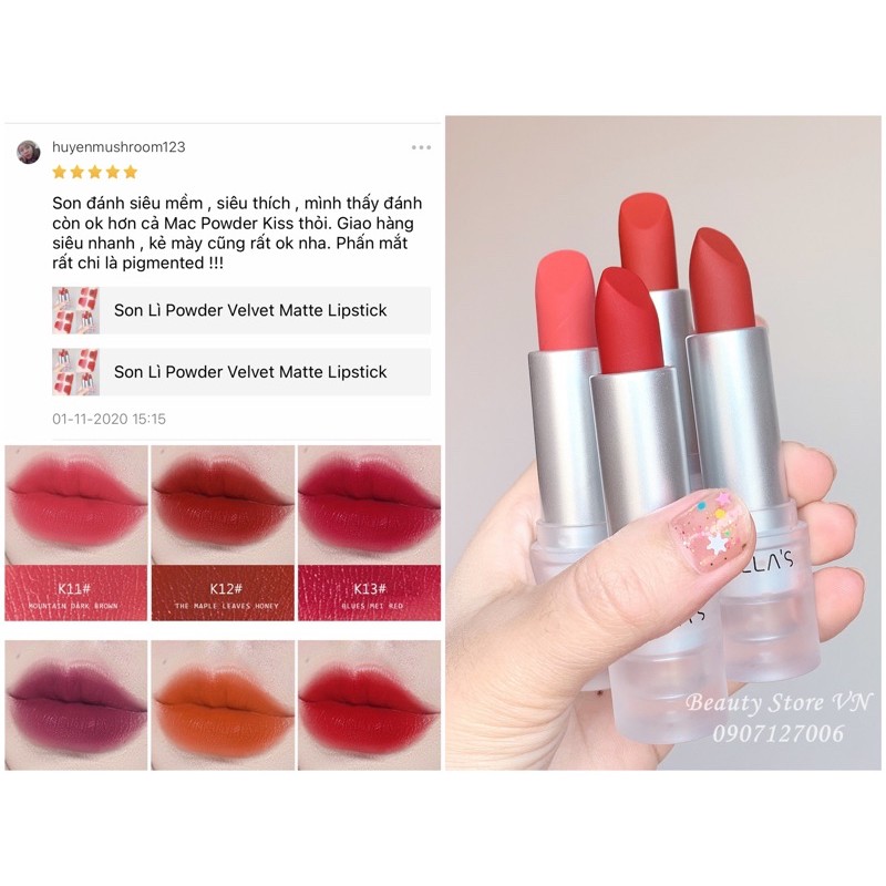 Son Lì Dupe MAC Powder Kiss Mềm Môi Phiên Bản Giới Hạn Siêu Hot | BigBuy360 - bigbuy360.vn