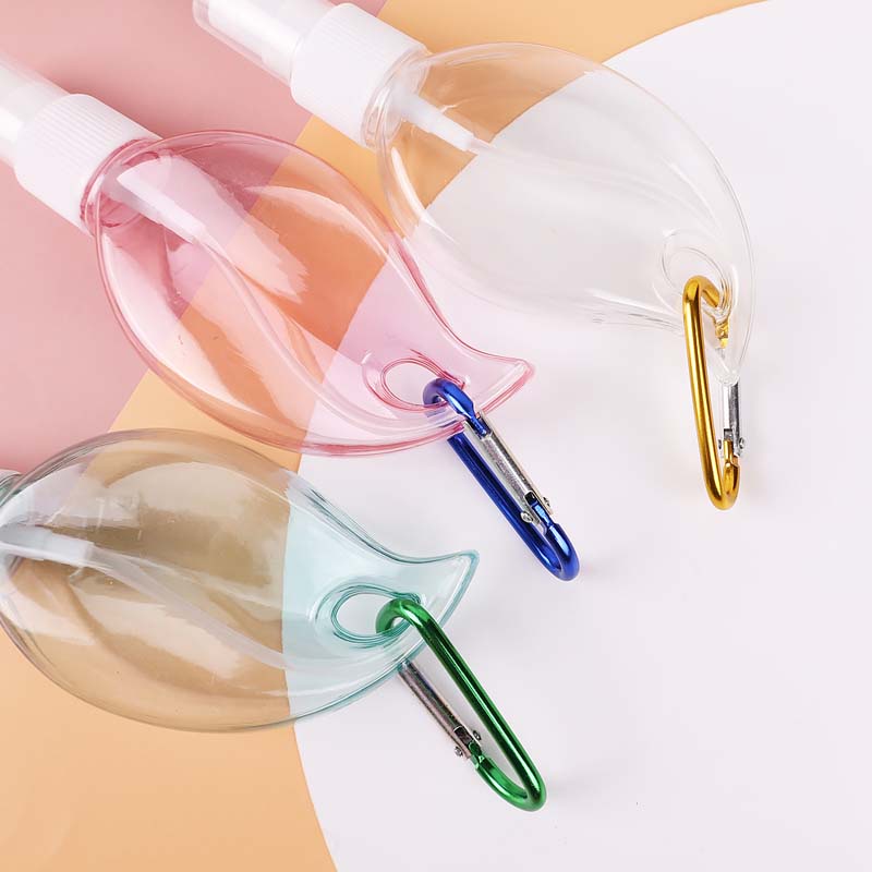 Bình xịt 50ml gắn móc khóa hình chiếc lá