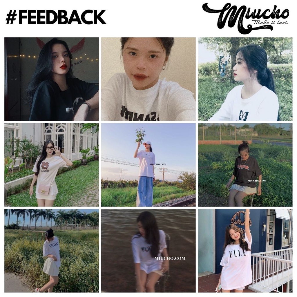 Áo phông nữ form rộng đẹp tay lỡ oversize, áo thun nữ form rộng unisex tay lỡ hàn quốc cotton AT016 Miucho basic tee