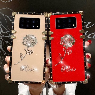 Ốp lưng chống sốc có nhẫn đỡ hình hoa hồng cho samsung note8 note9 note10 plus note20 ultra