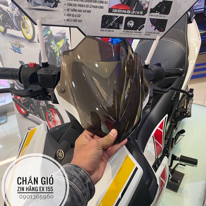 EXCITER 155, CHẮN GIÓ  EX 155 VVA MẪU ZIN MÀU KHÓI