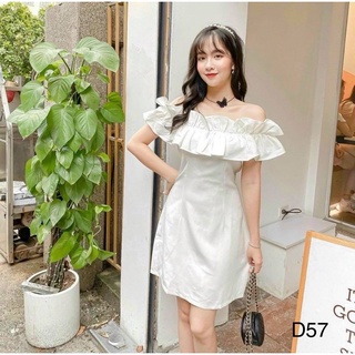 Đầm trễ vai , bẹt vai xinh, đầm dự tiệc