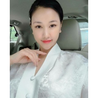 SET BỘ BỜ LAI LỤA GẤM 3 NÚT #ĐỒ LAM _ĐỒ ĐI CHÙA
