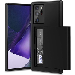 Dành cho samsung s24 ultra có hộp đựng thẻ chống sốc pc cứng 2 lớp chống trơn trượt cho s24 + / s23 ultra / s23 fe / note 20 ultra / s22 ultra / s21 ultra / s21 ultra / s21 + / note 10 + / s20 ultra