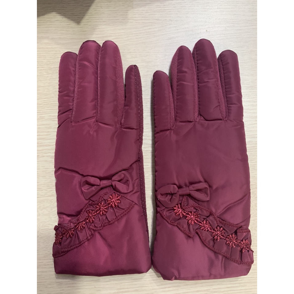 GT0067 Găng tay phao nữ dày có lót bông giữ ấm
