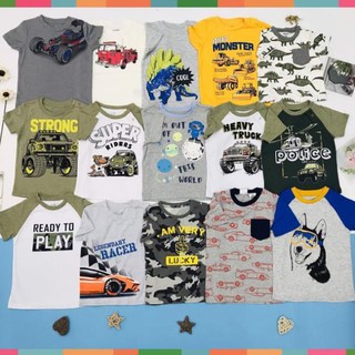 Áo thun bé trai xuất xịn, áo phông cho bé trai, chất cotton, size 1-8 tuổi - BEEKIDS