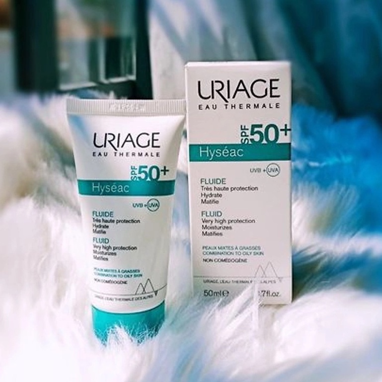 Uriage Hyseac Very High Protection Matifying Fluid SPF50+ - Kem Chống Nắng 50ml
