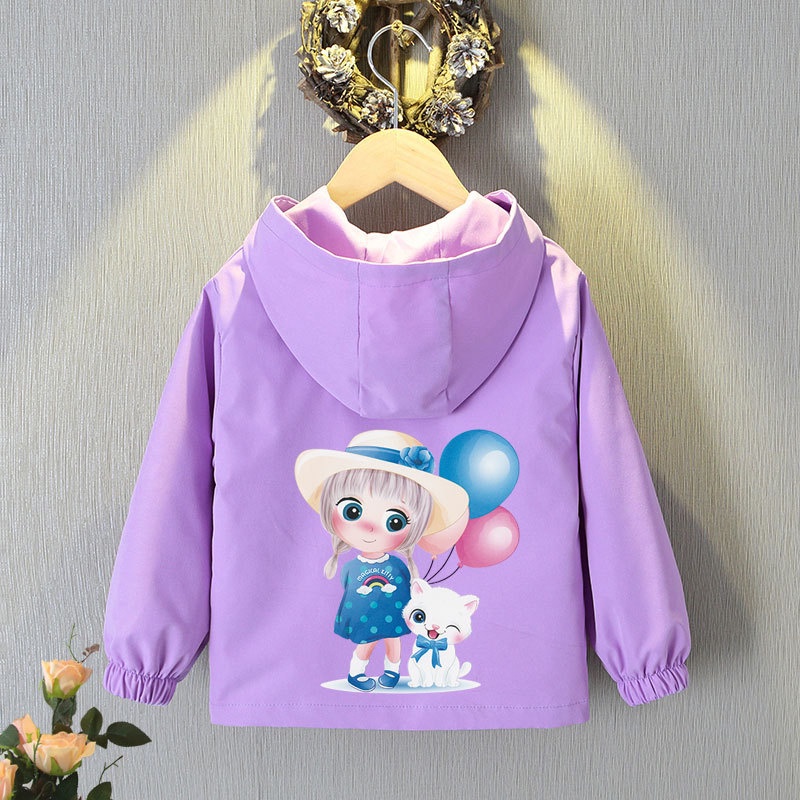 Áo Khoác Kỳ Lân Mới Mùa Thu Màu Vàng Hồng AKKU