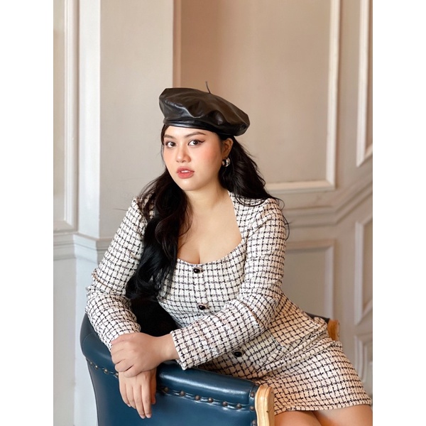 Đầm tweed Bigsize thiết kế cao cấp