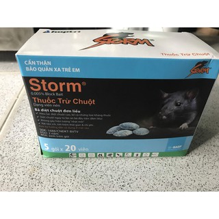 (gói 20 viên) Thuốc diệt chuột Storm - Thuốc chuột Storm