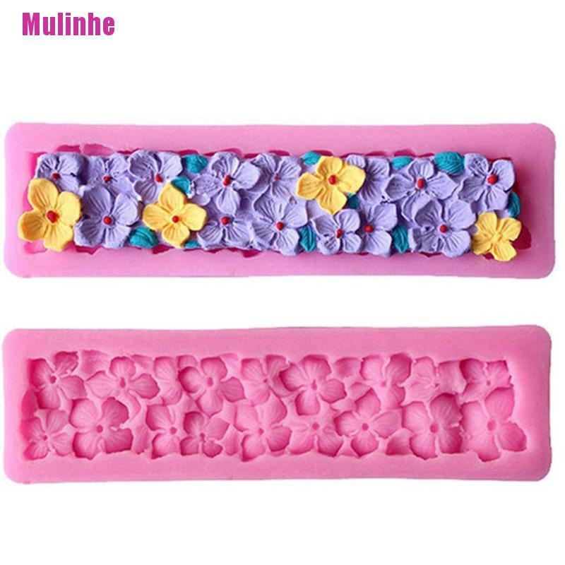 Khuôn Silicone Tạo Hình Hoa 3D Làm Bánh DIY Thời Trang