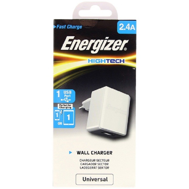 Sạc Energizer ACA1BEUHWH3 - 12W [CHÍNH HÃNG PHÂN PHỐI VN,  BẢO HÀNH 2 NĂM]