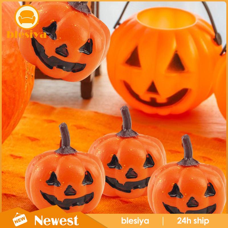 [Blesiya] 16 Miếng Xốp Hình Bí Ngô Phong Cách Nông Trại Halloween