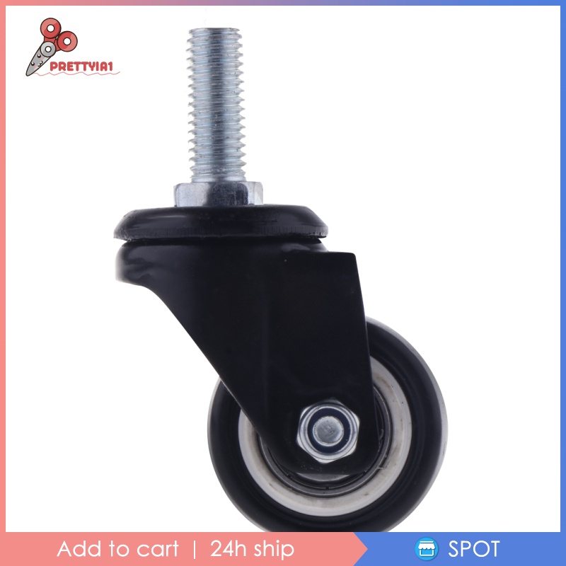 Bánh xe xoay bằng cao su 1.5&quot; M10 thay thế cho ghế ngồi