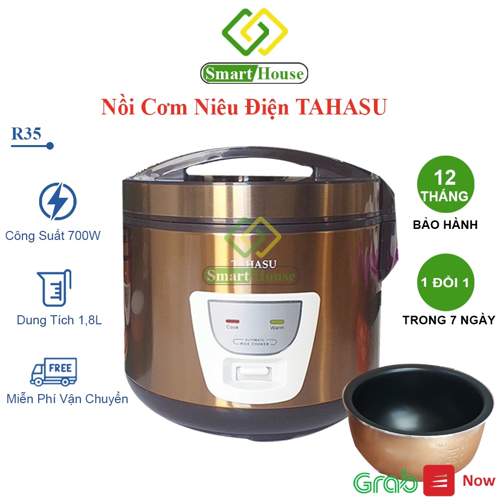 (Tặng dao chặt xương) Nồi Cơm Niêu TAHASU Nhập Khẩu Từ Đức, Lòng Nồi Chống Dính, Đa Chức Năng Nấu Smart House