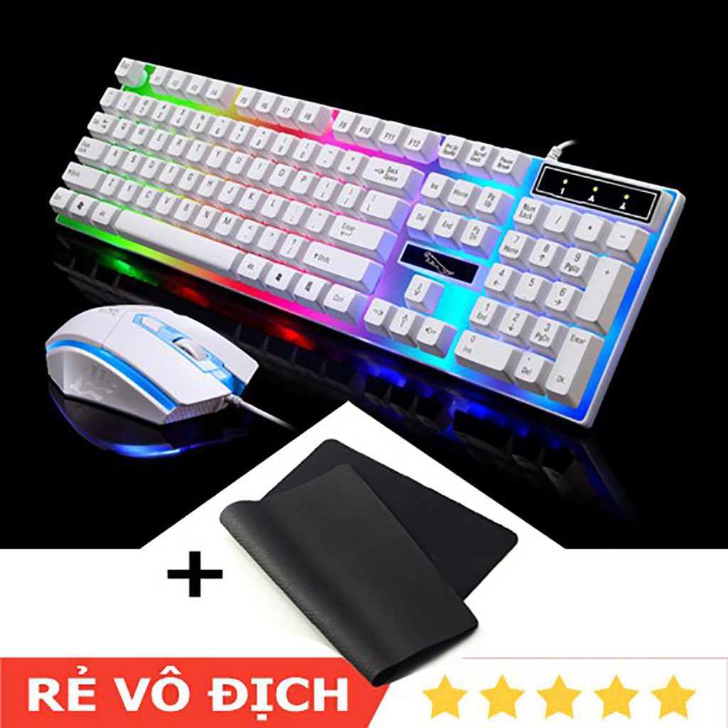 Bộ Bàn Phím Kèm Chuột Máy TínhCó LED 7 Màu | BigBuy360 - bigbuy360.vn