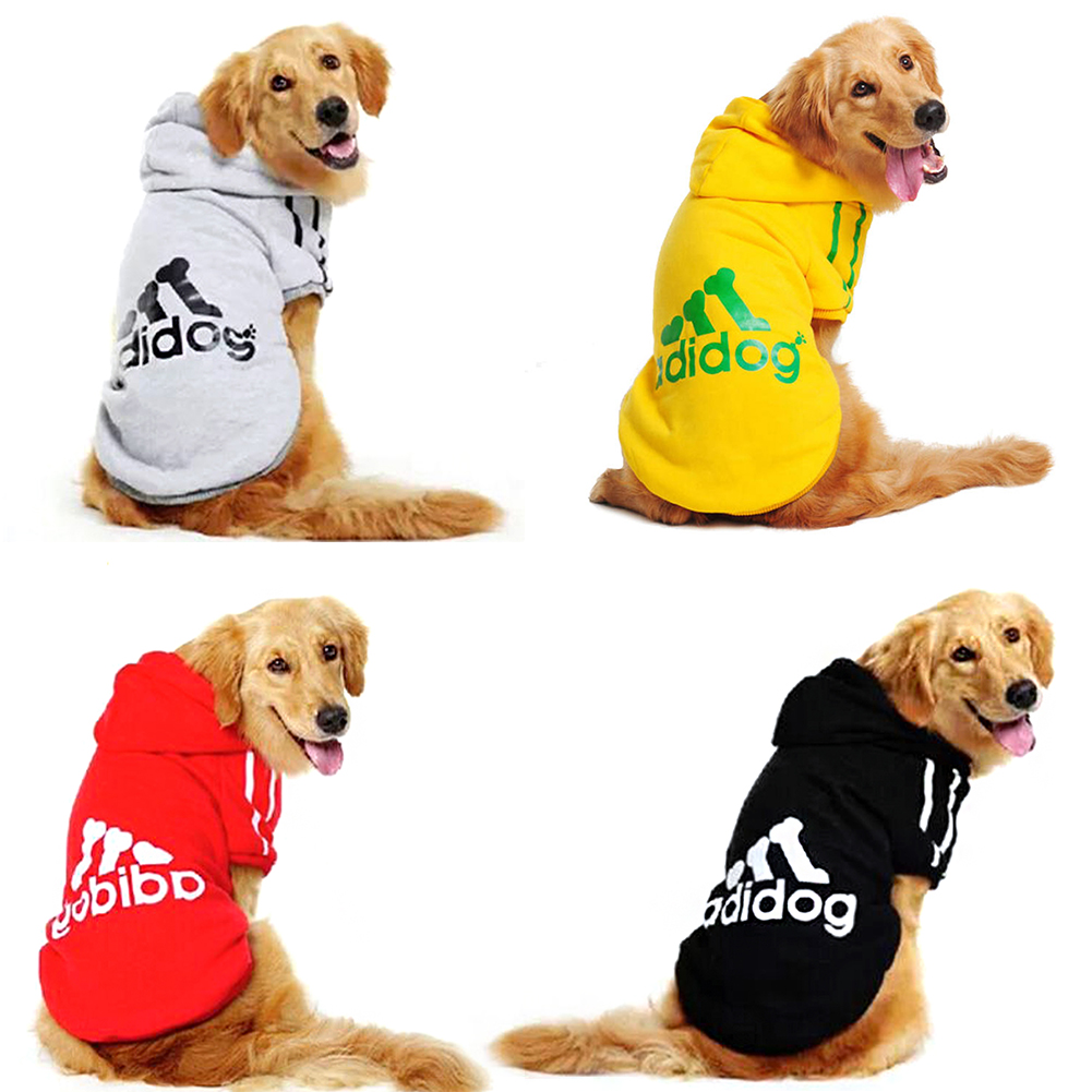 Mùa Thu Đông Quần Áo Cho Chó Lớn Quần Áo Thể Thao Labrador Golden Retriever Áo Ấm Áo Hoodies Bông Mềm Mại Áo Khoác