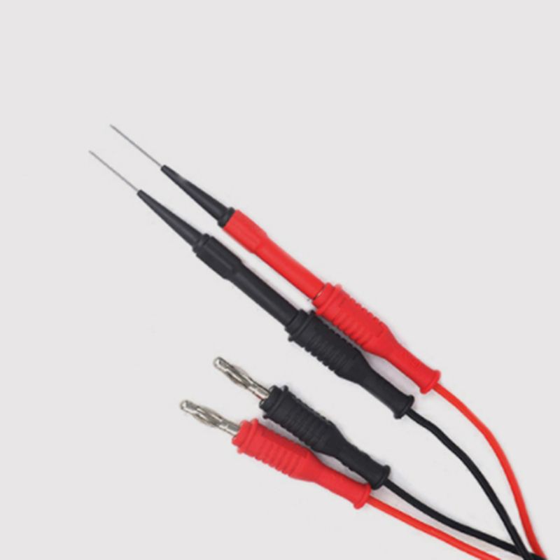 AOT.4pcs 0.7mm Piercing Probes Kit Multimeter Pen Probe Mini Wire Piercer Car Repair Test Line Probe Tool