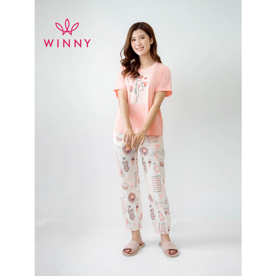 Bộ đồ mặc nhà cộc tay quần dài WINNY 1MNCT21311D