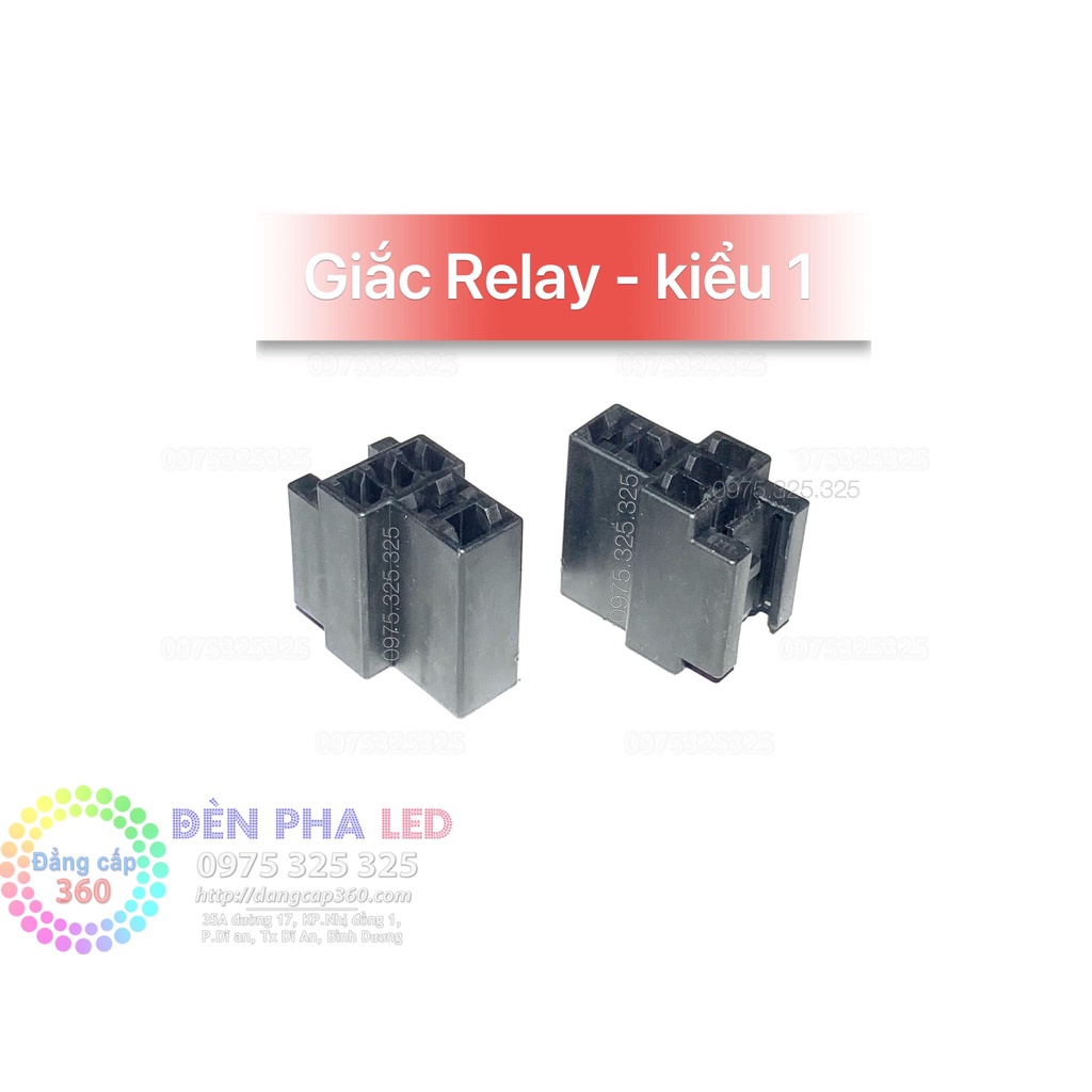 KIỂU 1 - Giắc relay 4 5 chân 4.8 6.3 nais omron, dùng socket terminal Connector housing iiib HL - at31 Seido