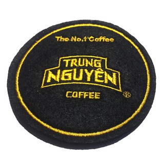 Combo 10 Lót Ly Cà Phê Trung Nguyên - Lót Ly Nỉ Siêu Thấm