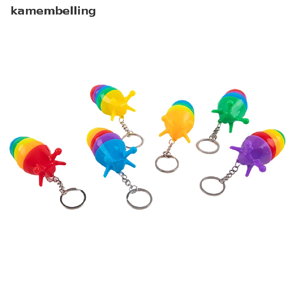 Móc Khóa Hình Con Sâu Nhiều Màu Sắc Vui Nhộn Giảm Căng Thẳng