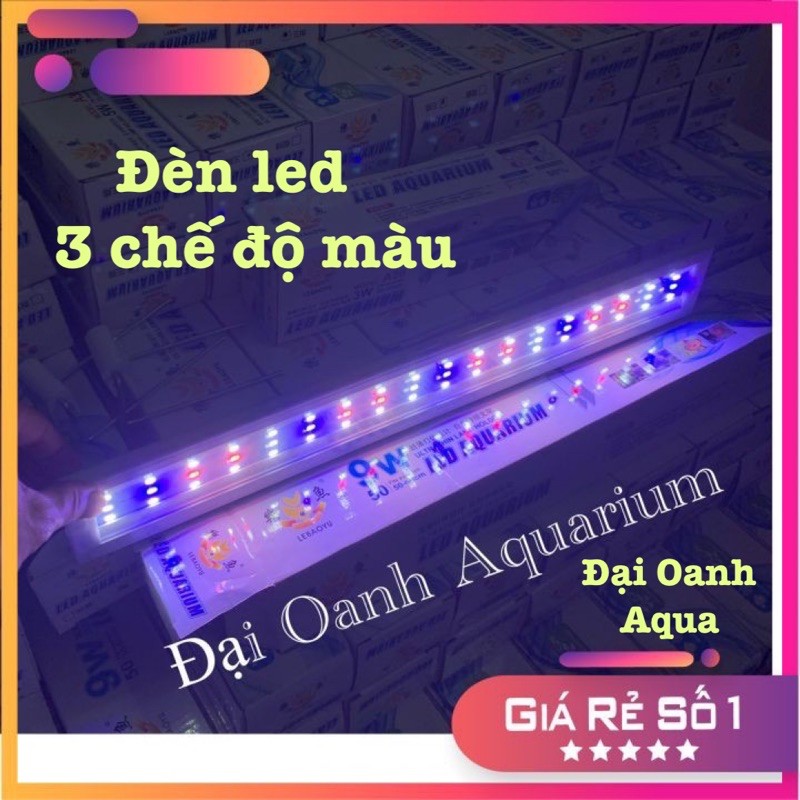 Đèn Led Bể Cá 3 Chế Độ Màu Aquarium Light RGB Cho Bể Cá Cảnh-Bể Thủy Sinh-Led Đổi Màu