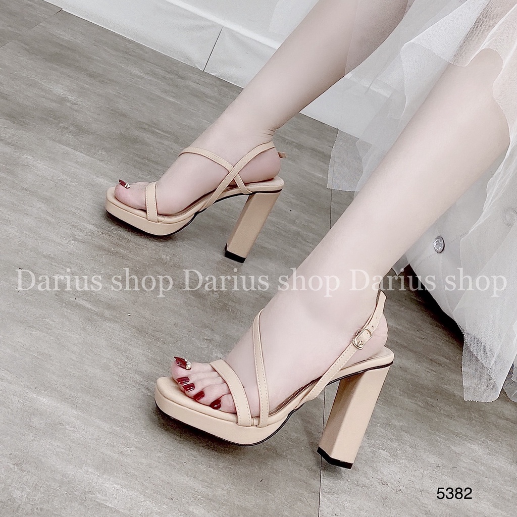 Giày SANDAL gót vuông - 5382