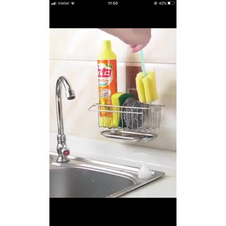 Kệ để đồ dùng nhà tắm, nhà bếp có khay hứng nước bên dưới chất liệu inox cao cấp chống han gỉ