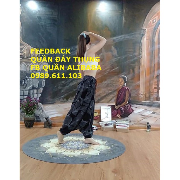 🌻 Quần đáy thụng Alibaba Yoga Zumba Belly dance