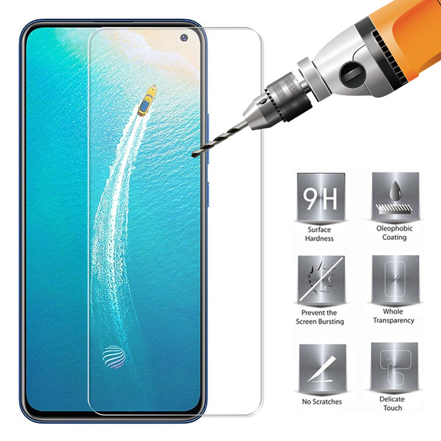 Kính Cường Lực Bảo Vệ Toàn Màn Hình Cho Vivo V20 Se V15 V17 S1 Pro V19 Neo V5 V7 Plus V9 V11 V11I