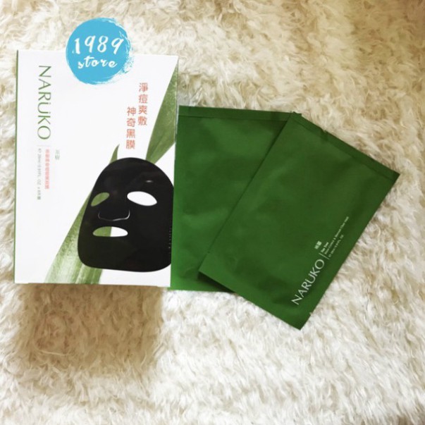 Mặt Nạ NARUKO Tràm Trà Cho Da Mụn Bản Đài Loan Hộp 8 Miếng - 1989Store Phân Phối Chính Hãng P2