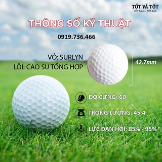 BÓNG TẬP GOLF 2 LỚP (RANGE BALL)