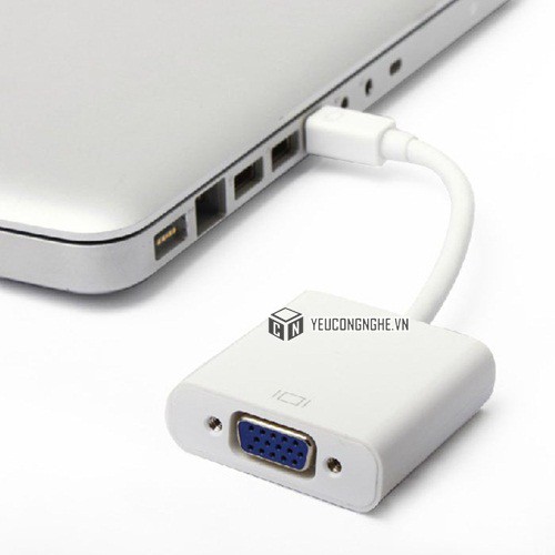 [Mã SKAMA06 giảm 8% đơn 250k]CÁP CHUYỂN TỪ CỔNG MACBOOK SANG VGA (MÁY CHIẾU, LCD ANALOG) - CÁP NỐI APPLE THAY THẾ